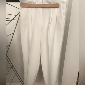 Babaton white pants size 4